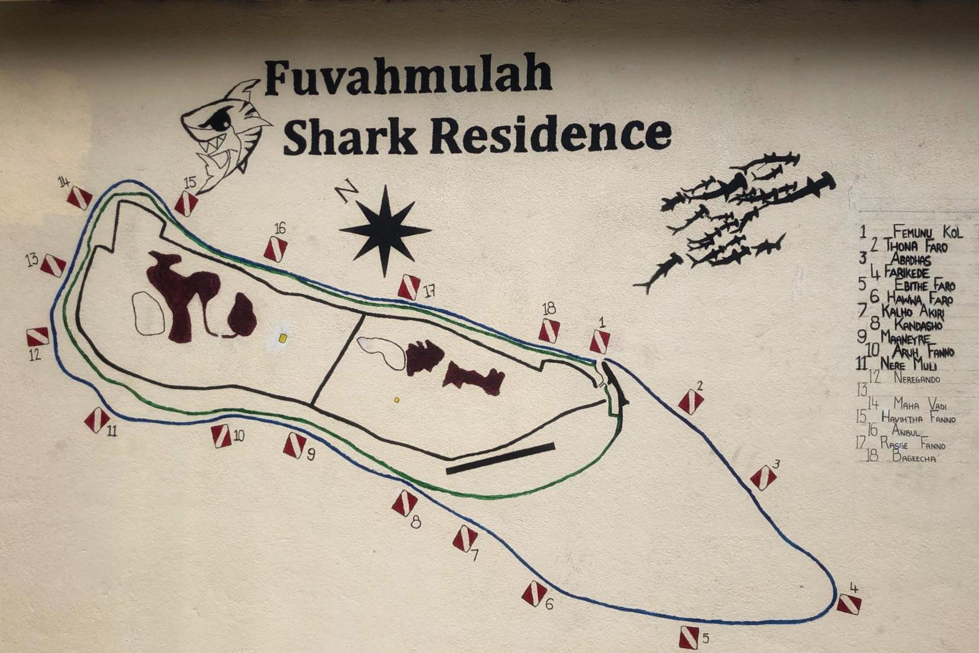 Fuvahmulah Tiger Shark Residence & Dive מראה חיצוני תמונה